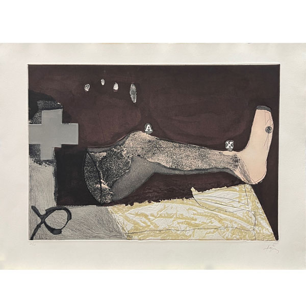 Antoni Tàpies: "La cama" (1975) 64/75