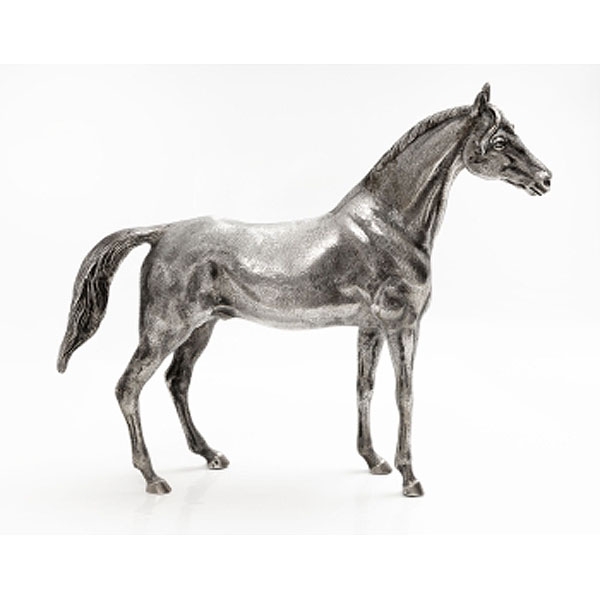 Figura en plata representando caballo