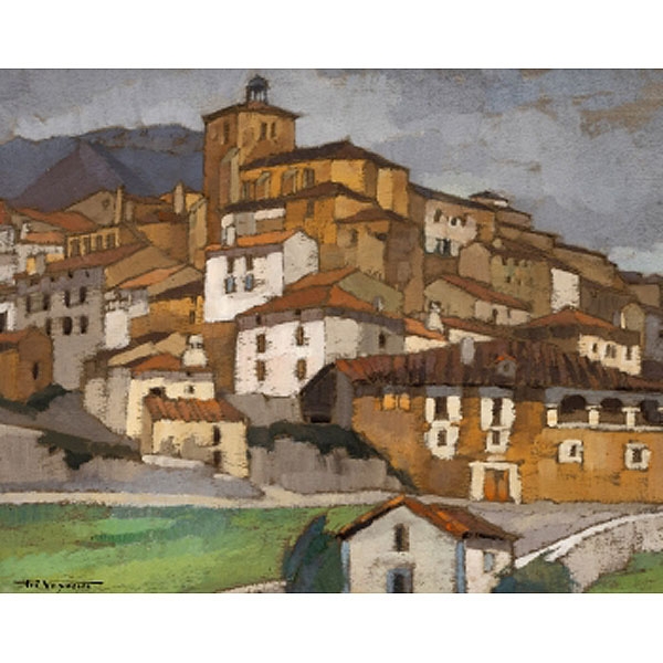 PHILIPPE VEYRIN  (Francia 1900 - 1962) "Pueblo"