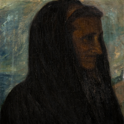&quot;Mujer con mantilla&quot;  ASCENSIO MARTIARENA (San Sebastián, 1884 - 1966)