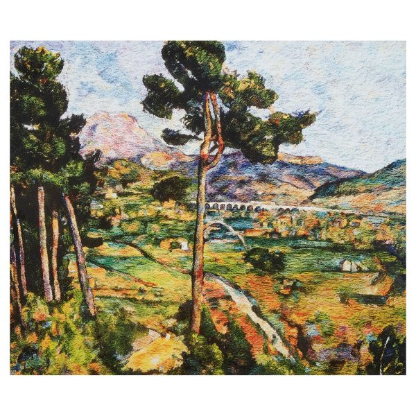 Vik Muniz. Vicente José de Oliveira Muniz (Sao Paulo, Brasil, 1961) según Paul Cézanne (Aix-en-Provence, Francia, 1839-1906) Monatgne Sainte Victoire seen from Montbriand.