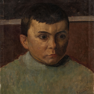 &quot;Retrato del hijo del pintor&quot;  VICENTE BERRUETA (Guipúzcoa, 1867 - 1909)