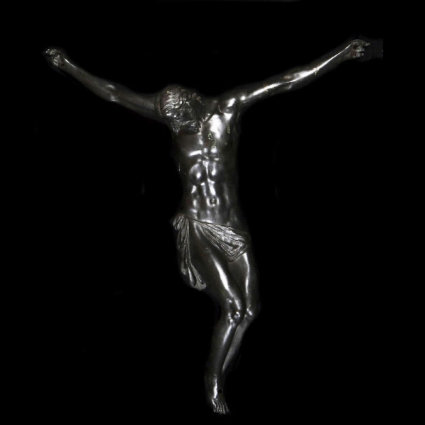 GUGLIEMO DELLA PORTA (1500 - 1577) - Excepcional y gran "Cristo Vivo", en bronce patinado, Renacimiento italiano, siglo XVI. 