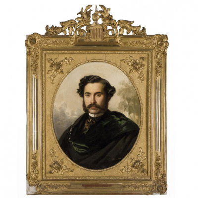 Dionisio Fierros. Retrato de Rosendo Díaz  (1858)