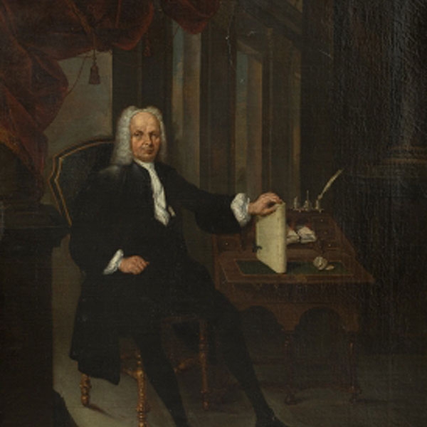 ESCUELA HOLANDESA  (S. XVIII) "Mr. Jacob Winchelman"