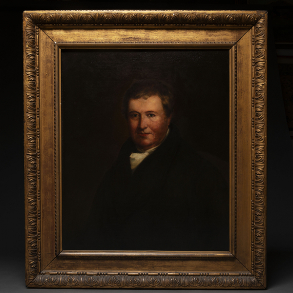 &quot;Retrato de John Veitch&quot;  Autoría: ISAAC FALKENER(Inglaterra, 1800-1861) 