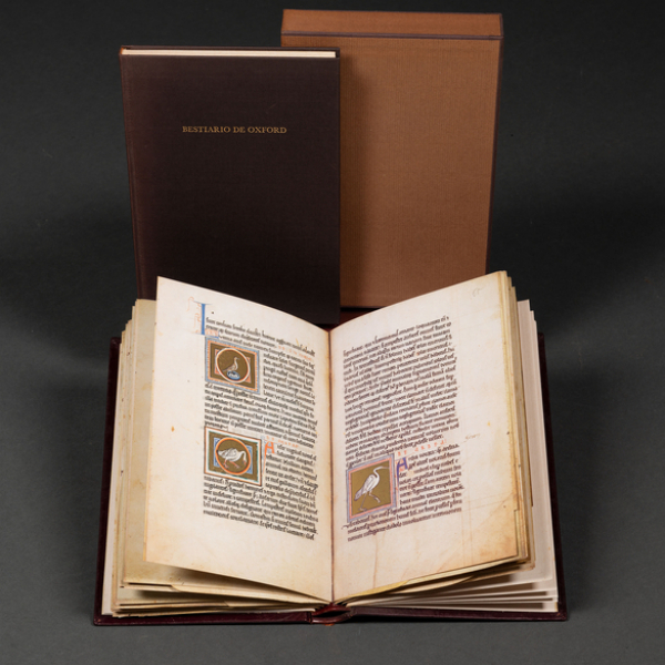 Facsímil Códice Bestiarium. Ediciones de Arte y Bibliofilia. Ejemplar 57/495.