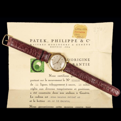 Reloj de pulsera PATEK PHILIPPE Nº: 959229 para caballero en oro amarillo de 18 K. 