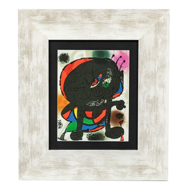"Litografía de Miró. Derriere Le mirror"