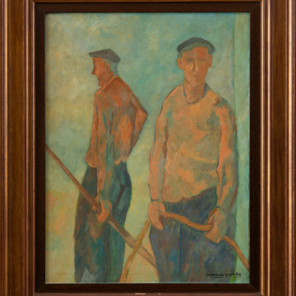 "Pescadores" Autoría: JAIME SORONDO (Fuenterrabía, 1946-2011)