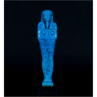 Ushabit Egipcio en azul turquesa, ca. 570-526 a.C.