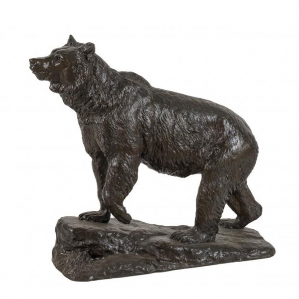 JULES ISIDORE BONHEUR "El oso". Escultura realizada en bronce.