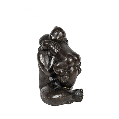 Baltasar Lobo. Maternidad (1946) Escultura realizada en bronce patinado.