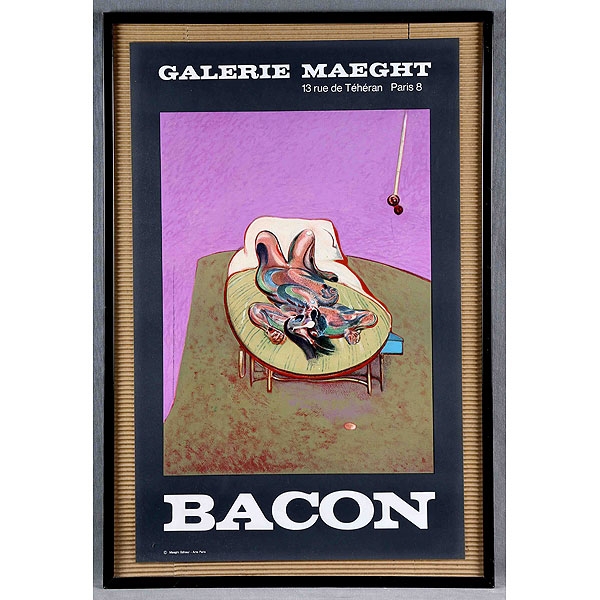 BACON, FRANCIS Cartel Galería Maeght 1966