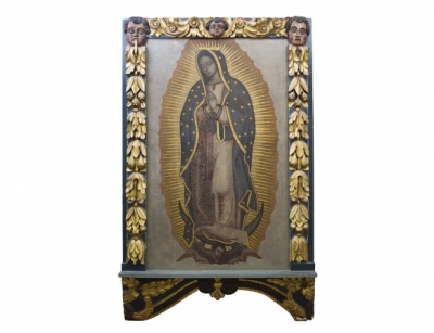 ESCUELA MEXICANA, SIGLO XVIII Virgen de Guadalupe 