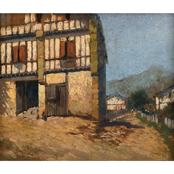 "Chemin á Sara"  PIERRE LABROUCHE (Bayona, 1876-1956) 