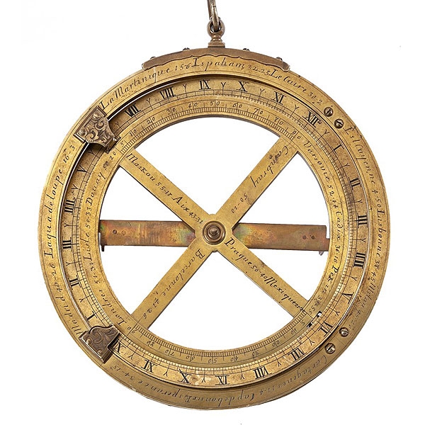 Astrolabio armilar francés S.XVIII