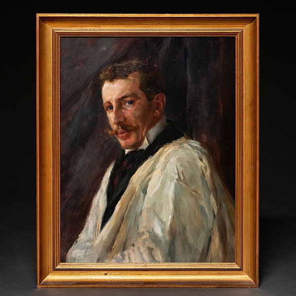 "Retrato de D. Enrique Lévêque" FERNANDO AMÁRICA (Vitoria, 1866 -1956)