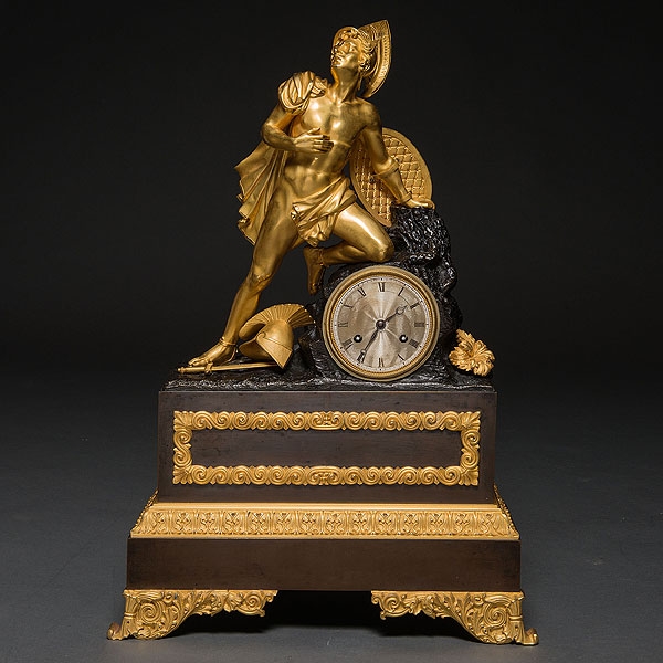 Reloj de sobremesa Carlos X bronce
