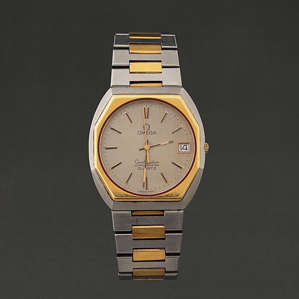 Reloj de caballero marca Omega Constelation Chronometer. C. 1992
