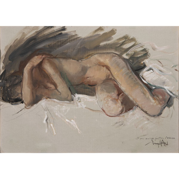 "Desnudo de Mujer"  MIGUEL ÁNGEL ÁLVAREZ (Tolosa, 1927-San Sebastián, 2011). 