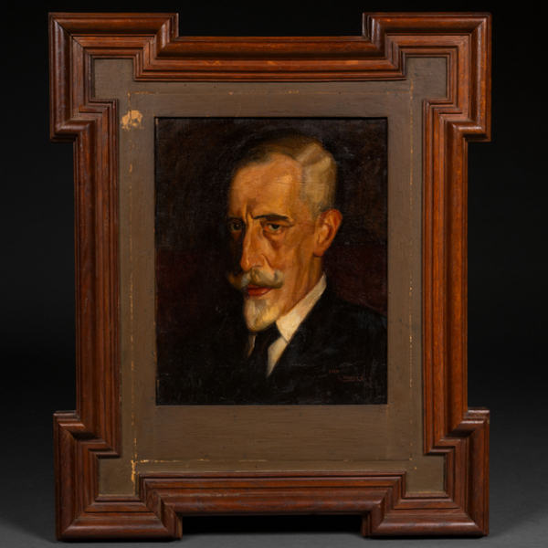 "Retrato de Caballero"  GASPAR MONTES ITURRIOZ (Irún, 1901 -1998) 