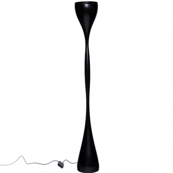 VIBIA MODELO JAZZ - Lámpara de pie diseñada por Diego Portunato en poliuretano color negro del siglo XX.