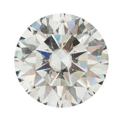 Diamante talla brillante encapsulado. Peso: 2 ct. Color: H. Pureza: SI2.