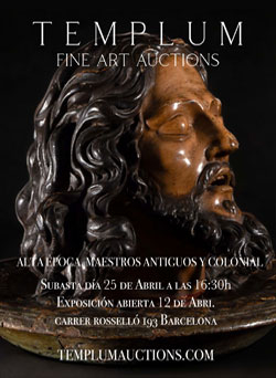 TEMPLUM FINE ART AUCTIONS. Subasta 25 Abril 2024