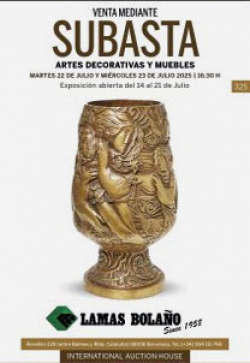 LAMAS BOLAÑO. Subasta ARTE y MUEBLES 23 Julio 2025