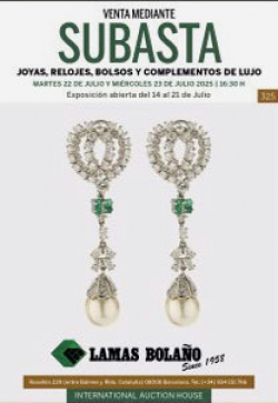LAMAS BOLAÑO. Subasta de JOYAS y RELOJES 23 Julio 2025