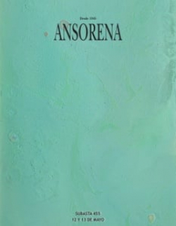 ANSORENA. subasta 12, 13 y 14 Mayo 2026