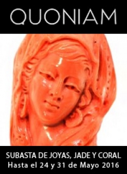 QUONIAM. Subasta 24 y 31 de Mayo 2016