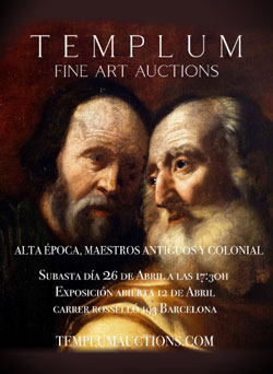 TEMPLUM FINE ART AUCTIONS. Subasta 26 Abril 2023