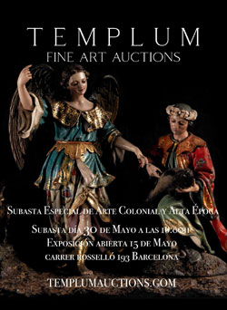 TEMPLUM FINE ART AUCTIONS. Subasta 30 Mayo 2023