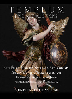 TEMPLUM FINE ART AUCTIONS. Subasta 6 Julio 2023