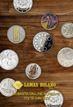 LAMAS BOLAÑO. Subasta Monedas 11 y 12 Julio 2023