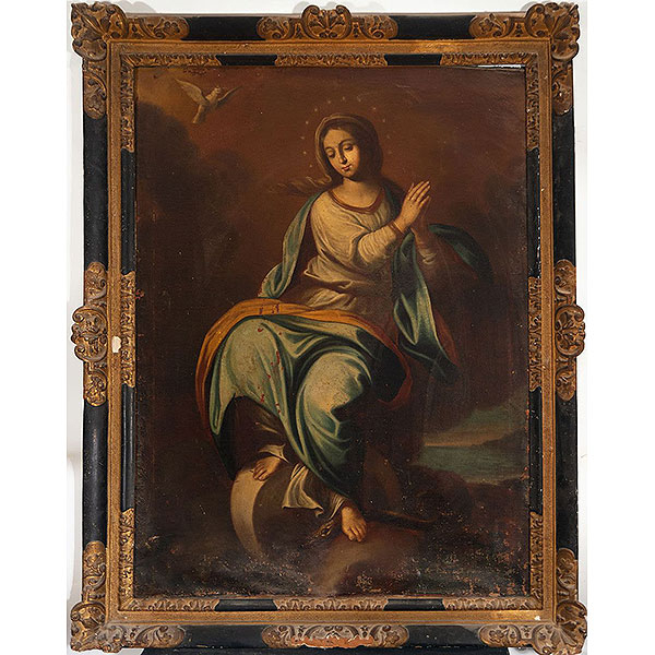 Virgen Inmaculada, escuela española del siglo XVIII.