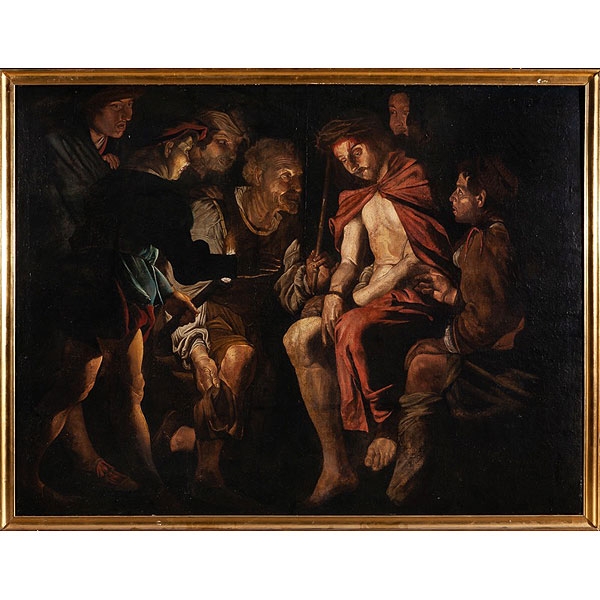 Escuela española S.XVII Ecce Homo