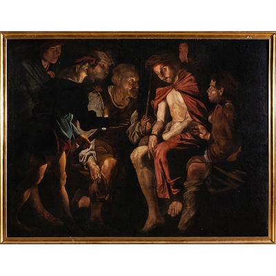 Escuela espa&ntilde;ola S.XVII Ecce Homo