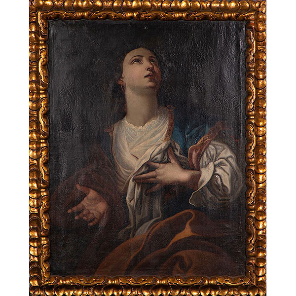 Santa Eufemia, círculo de Guido Reni (1575 - 1642), escuela italiana del siglo XVII.