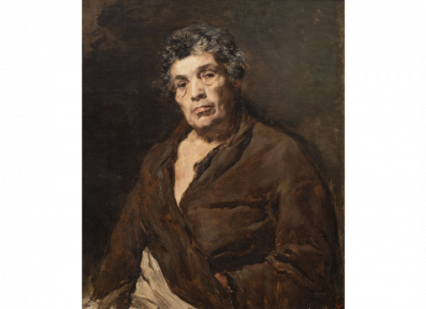MARIANO FORTUNY Y MARSAL (Reus, Tarragona, 1838-Roma, 1874)  Esopo (copia de Diego Velázquez)  