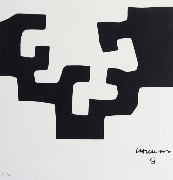 Eduardo Chillida Juantegui (San Sebastián, 1924-2002)  Sin título.  Litografía sobre papel. Firmada  