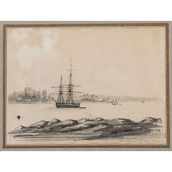 Felix Resurrección Hidalgo Dibujo