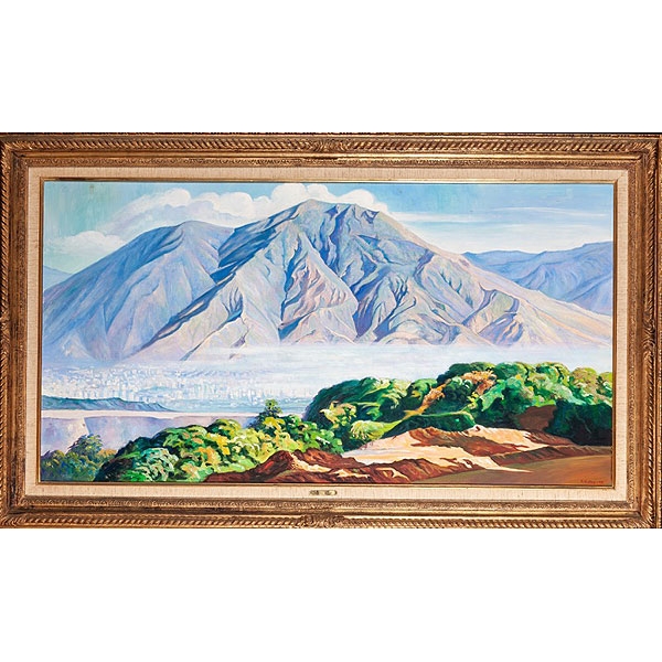 Manuel Matas (Salamanca, 1928 - Santiago de Compostela, 2004) "Vista de Caracas"