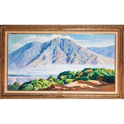 Manuel Matas (Salamanca, 1928 - Santiago de Compostela, 2004) "Vista de Caracas"