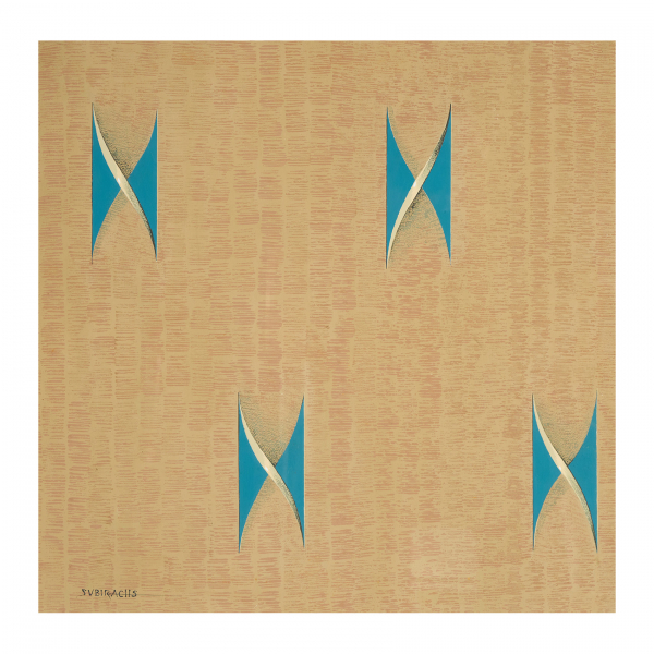 Josep Maria Subirachs Sitjar (Barcelona, 1927-2014) Sin título. Técnica mixta sobre papel. Firmado.