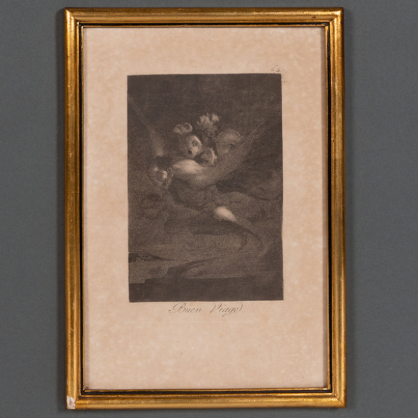 "Buen Viaje" nº 64  Autoría: FRANCISCO DE GOYA(Fuendetodos,1746-Burdeos, 1828) 
