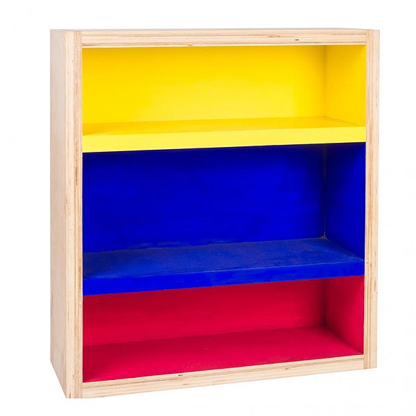 Pello Irazu.  &quot;Toy Box I (1991)&quot;. Planchas de DM policromadas.