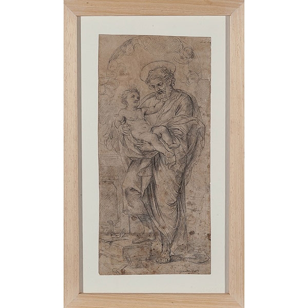 Dibujo Atribuido a José López Enguidanos 